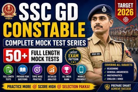SSC GD Constable Complete Mock Test Series 2026